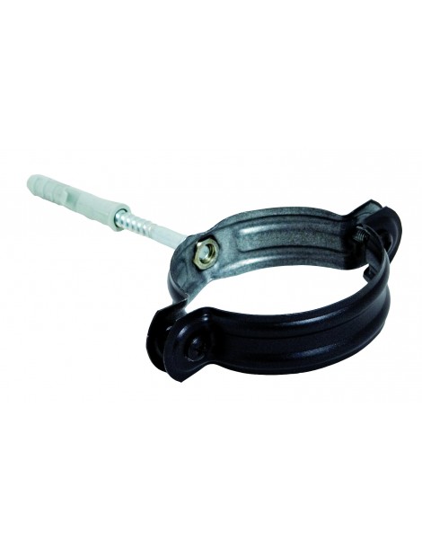 Collare c/tass. reg.
inox nero AISI 316L