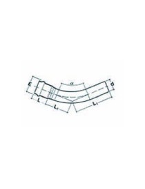Curva 45°
O-ring PVC
pressione MF PN10