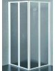 FLEX - h. 185 cm  Profilo BIANCO  - CRILEX 3 mm