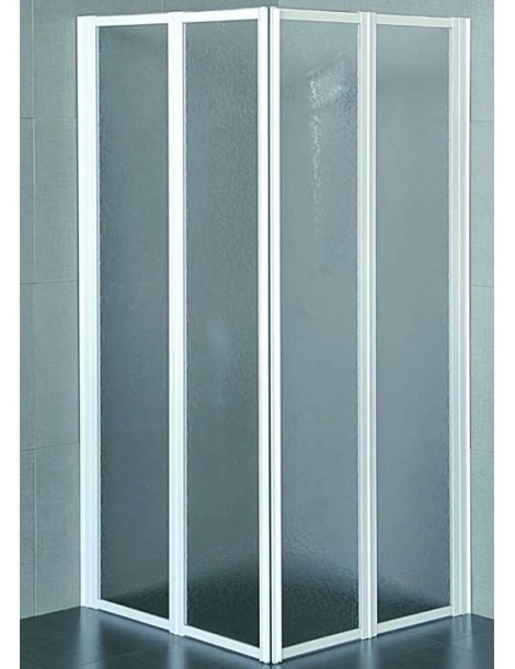 FLEX - h. 185 cm  Profilo BIANCO  - CRILEX 3 mm
