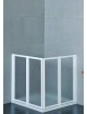 FLEX - h. 90 cm  Profilo BIANCO  - CRILEX 3 mm
