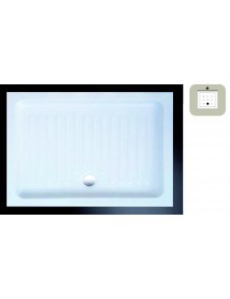 EVEREST  Piatti doccia CERAMICA  BIANCO  90 x 72 h. 10