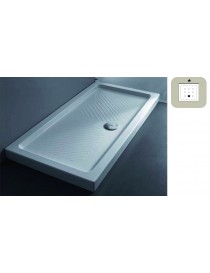 EVEREST  Piatti doccia CERAMICA  BIANCO - RETTANGOLARE