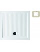 EVEREST h. 6,5 cm  Piatti doccia CERAMICA Ribassati  BIANCO - QUADRATO