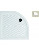 EVEREST h. 6,5 cm  Piatti doccia CERAMICA Ribassati  BIANCO - TONDO R55